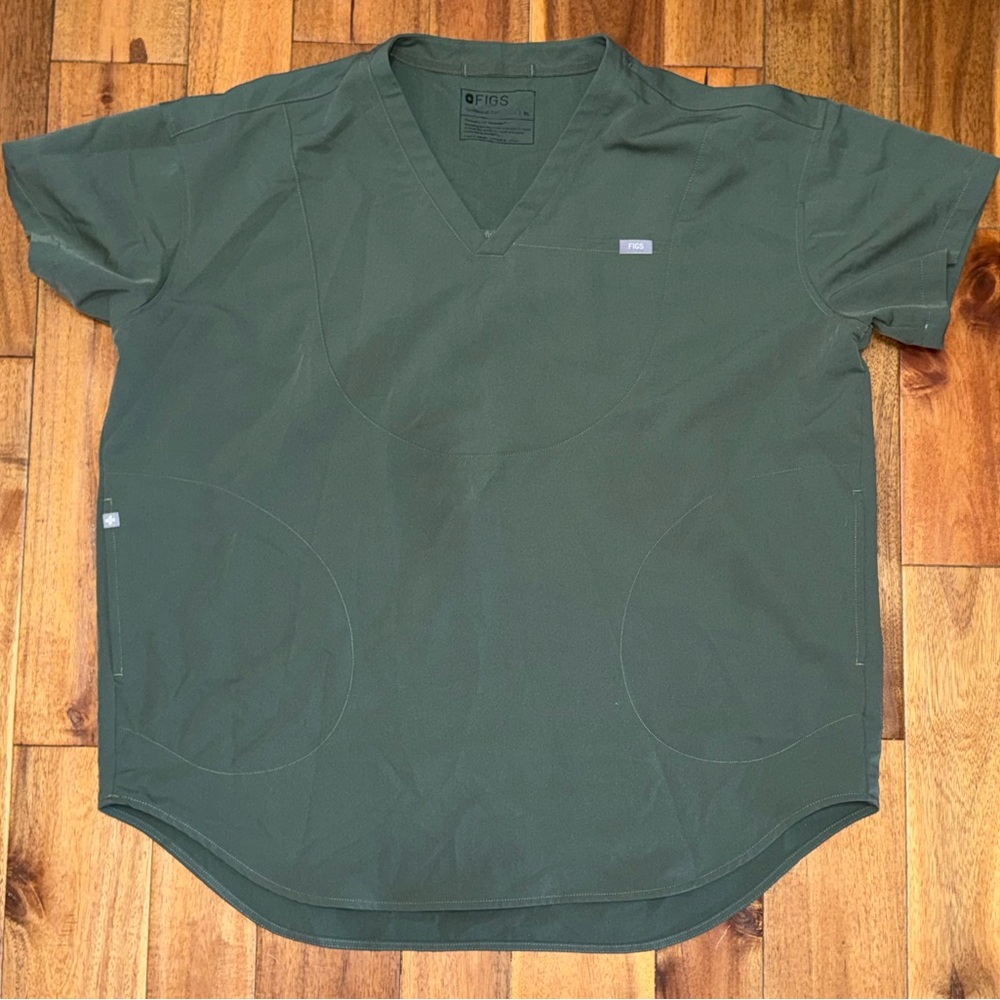 Figs Moss Green Halle Tunic